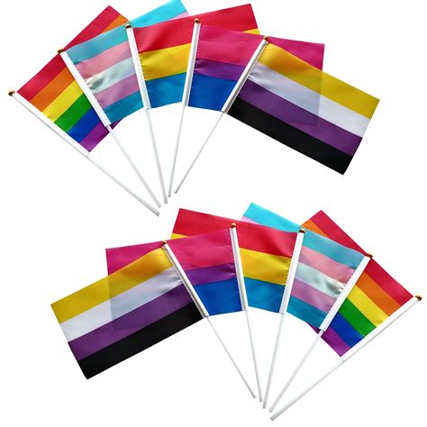 Bandeira Arco Ris Var O Gay L Sbicas Homossexual Bissexual Transexual Orgulho Lgbt X Cm