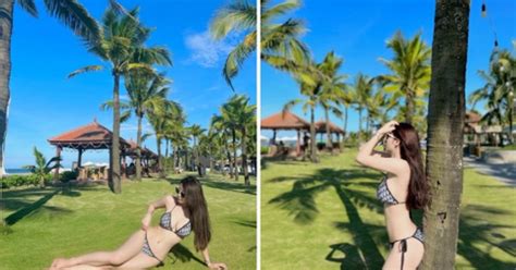 Nữ cầu thủ Việt Nam tung bộ ảnh bikini khoe vòng căng tròn