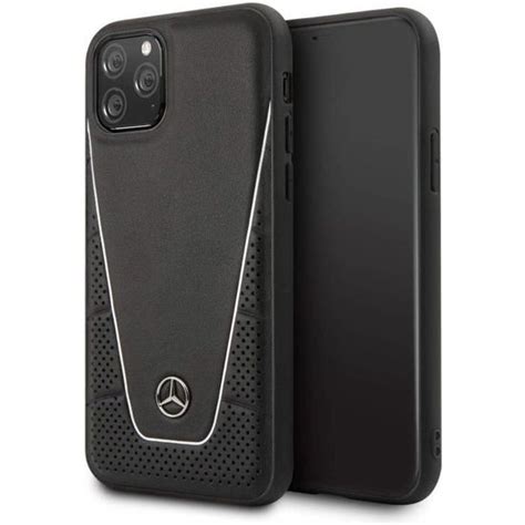 Coque Mercedes Benz Quilted Pour IPhone 11 Pro Max Noir Cdiscount