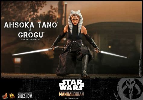 Ahsoka Tano And Grogu Sixth Scale Figure Set By Hot Toys Ahsoka Hot Toys Ahsoka Tano
