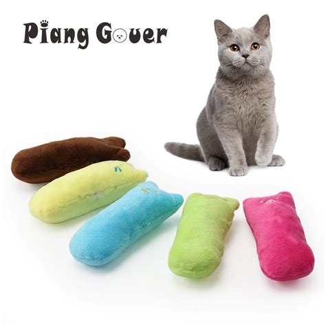 Pet Products Cute Animal Toy Chew Play Cats Plush Toys With Cat Catnip ...