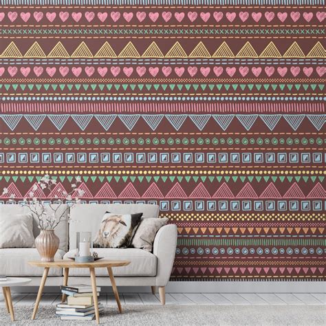 Triangle Pattern Brownish Background | lifencolors – Life n Colors
