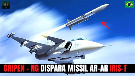 GRIPEN DO MESMO MODELO BRASILEIRO FAZ DISPARO DE MISSIL IRIS FAB