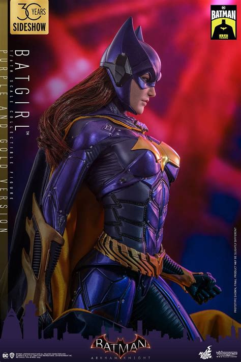 Batgirl Hot Toys Vgm Purple And Gold Batman Arkham Knight