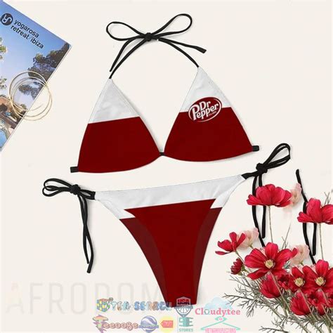 Dr Pepper Bikini Set Swimsuit Jumpsuit Beach USALast