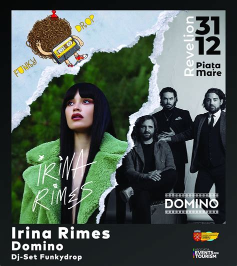 Concert de Revelion la Sibiu: Irina Rimes, Domino și FunkyDrop vor urca