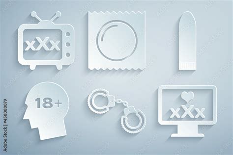 Set Sexy Fluffy Handcuffs Dildo Vibrator Head With Plus Monitor Content Condom In Package