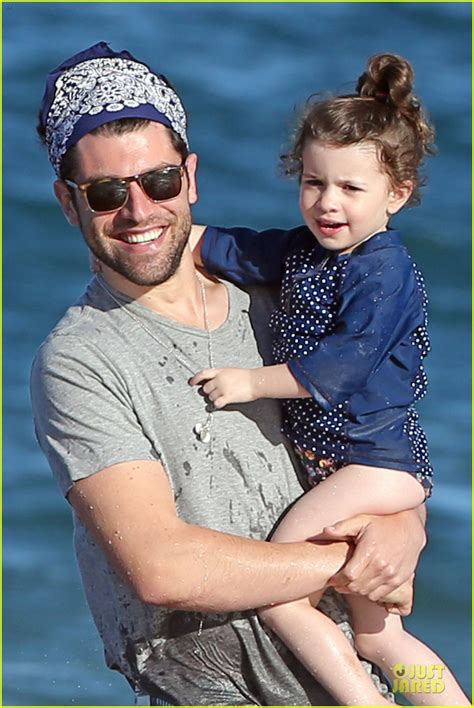 Max Greenfield Shirtless Vacation With Bikini Clad Wife Tess Photo