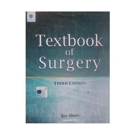 Textbook Of Surgery 3rd Edition Books Clock