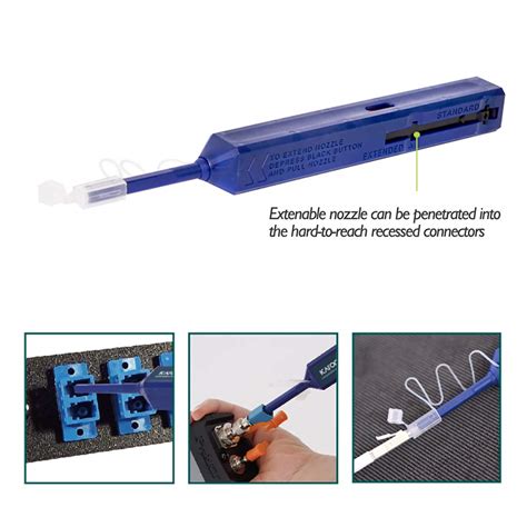 Lcmu Fiber Optic Cleaner Pen 800 One Click Cleans Upcapc 125mm Ferrule Connectors