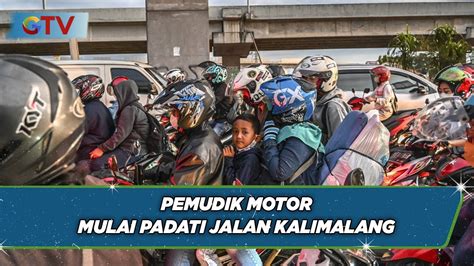 H 7 Lebaran Pemudik Motor Mulai Lintasi Kalimalang BIP 04 04 YouTube