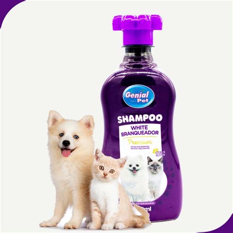 Shampoo Para Cachorro Pelo Branco - Shampoo para Cachorro Pelos claros Brancos Raças Maltes e Shih-Tzu E ...