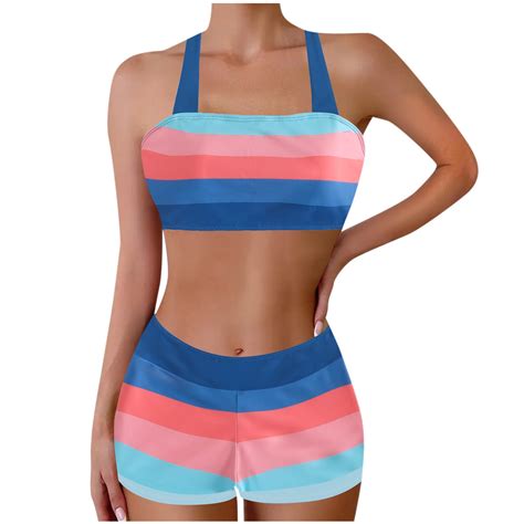 Beai Black Sexy Swimsuit Piece Strapless Bikini Sets For Women Full Coverage On Butt Womens