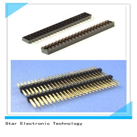 Nylon Male Female Pcb Pin Header Connector Double Row China Pcb Pin