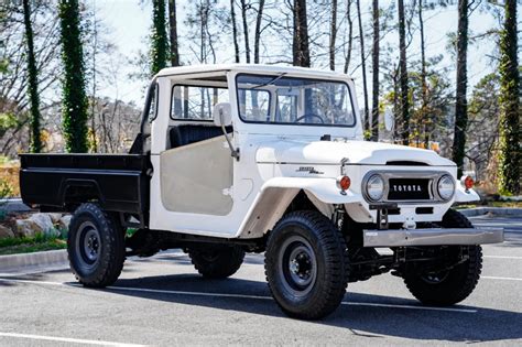 Diesel Powered Toyota Land Cruiser Fj45 Pickup For Sale On Bat Auctions