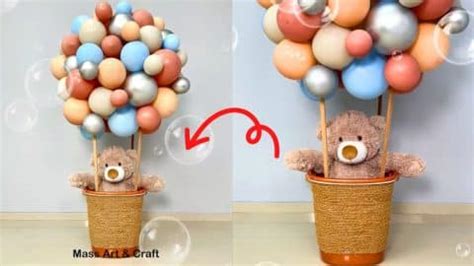 DIY Teddy Bear Hot Air Balloon Decoration DIY Joy