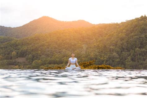 Calm Of Attractive Asian Woman Practice Yoga Boat Pose Or Navasana Pose