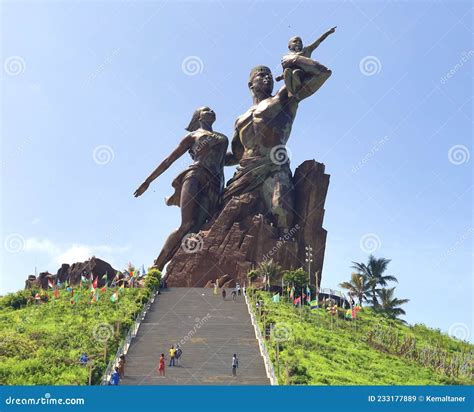 Monument To African Renaissance, Dakar, Senegal Editorial Stock Image ...