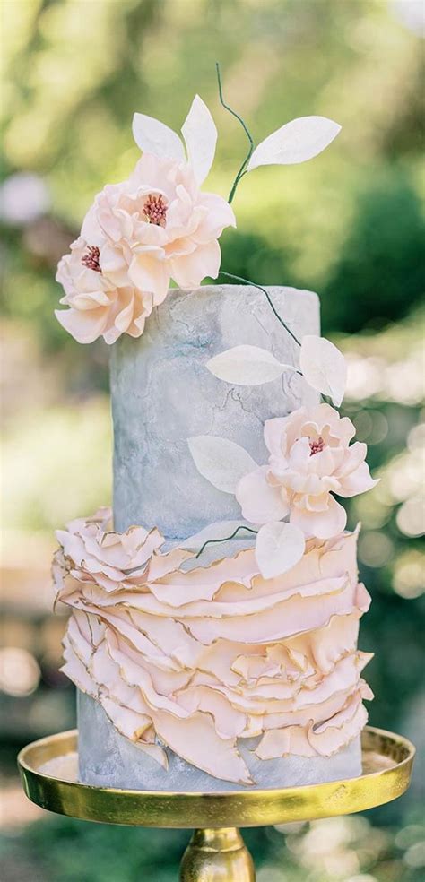 Beautiful Wedding Cakes To Suit Different Styles Stone Texture