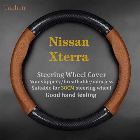 cubierta de volante  nissan xterra hatchback cuero genuino fibra de