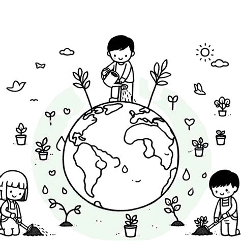 Desenhos Para Colorir Meio Ambiente