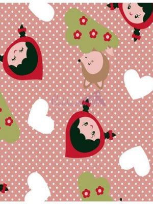 Tricoline Nude Poa Branco Chapeuzinho Lobo Retalho Compre Produtos Personalizados No Elo7