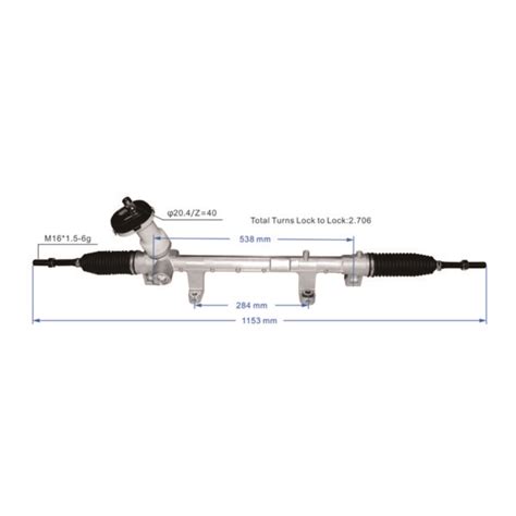 LHD Manual Steering Rack 56500 D3000 Power Steering Racks