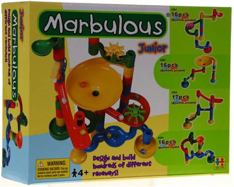 Конструктор - Крутые виражи Marbulous Junior ( 16 дет.). TOTO TOYS 281