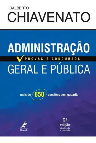 Administração geral e pública provas e concursos de Chiavenato