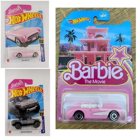 Jual Hot Wheels Corvette Barbie Pink The Movie Gmc Hummer Hw Screen Time Mobil Mainan Anak