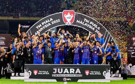 Jdt Juara Piala Malaysia Cipta Rekod Kejayaan Treble Julung Kali