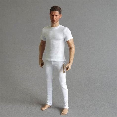 Dolls Action Figures Hot Toys Ttm Th Scale Turquoise Sweatpants Stretchy Cotton Trousers