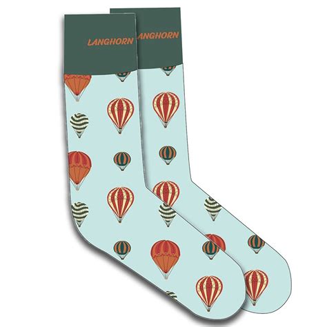 Langhorne Slim Hot Air Balloon Socks Apparel