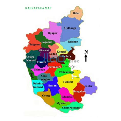 karnataka political map chart