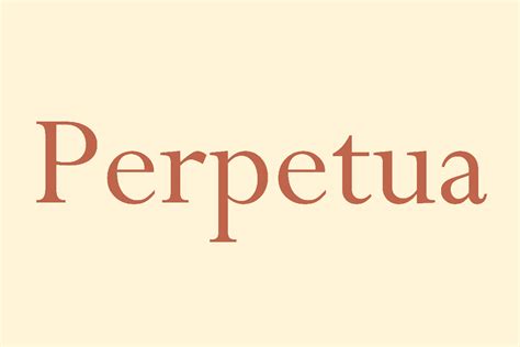 FREE Perpetua Font To Help You Make Solid, Timeless Designs | HipFonts