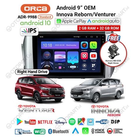 Jual Head Unit Tv Android Oem Toyota Innova Reborn Orca Rhd Di Lapak