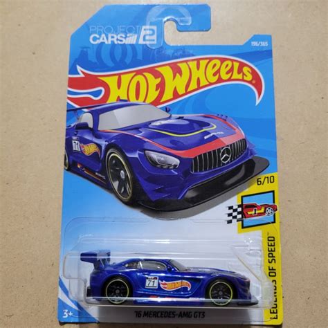 Jual Hot Wheels Mercedes Amg Gt Legends Of Speed Blue Shopee Indonesia