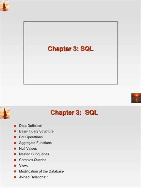 Chapter 3 Sql Pdf Sql Relational Model