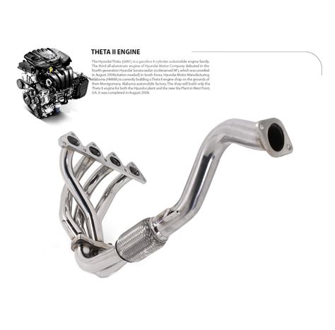 Header Exhaust Manifold Kit For HYUNDAI 2011 2015 2 0L Elantra GT