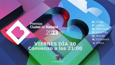 Premios Ciudad De Badajoz Youtube