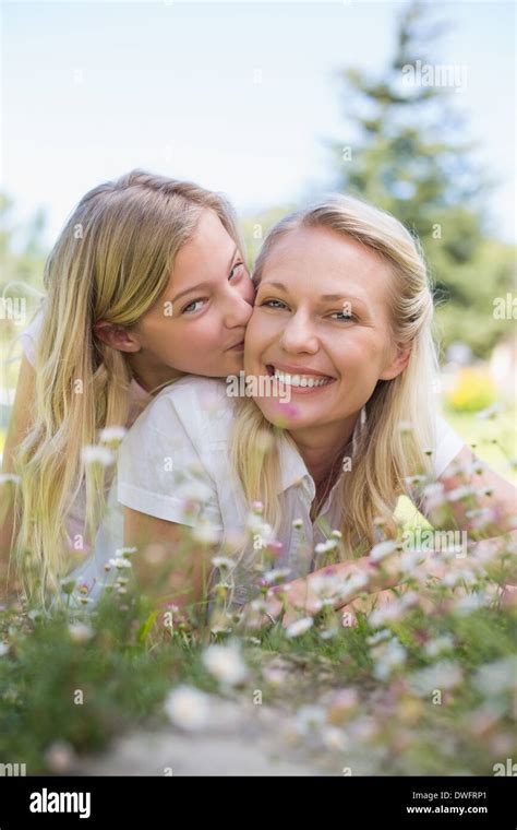 Blonde Girl Kissing Hi Res Stock Photography And Images Alamy