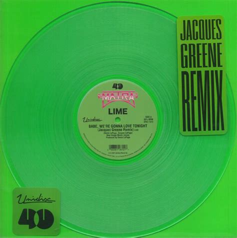 LIME Babe We Re Gonna Love Tonight Jacques Greene Remix Vinyl At Juno Records