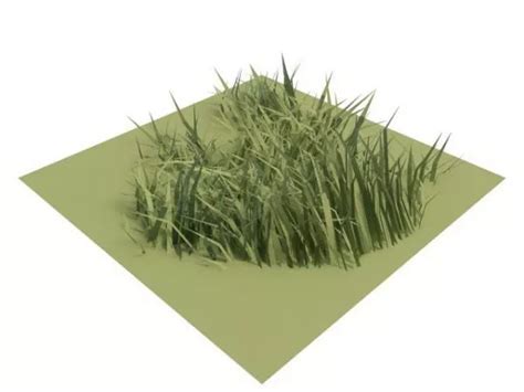 Low Poly Grass Free 3d Model - .Max, .Vray - Open3dModel