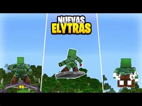 Elytras PERSONALIZADAS ELYTRA MODELS Texture PACK Para Minecraft Pe