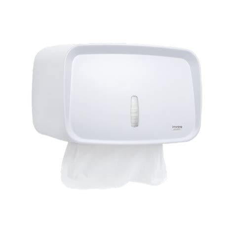 Dispenser Suporte Porta Papel Toalha Interfolha Invoq Compacto Branco