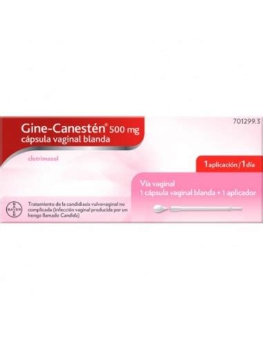 Gine Canesten Mg Capsula Vaginal Blanda