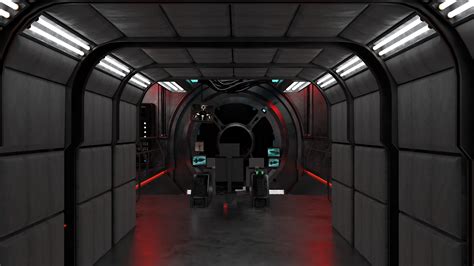 artstation spaceship cabin concept