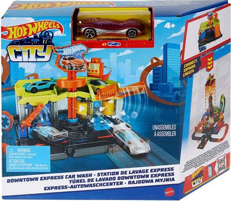 Pista Hot Wheels Lava Rápido City Downtown HDR27 Amazon br