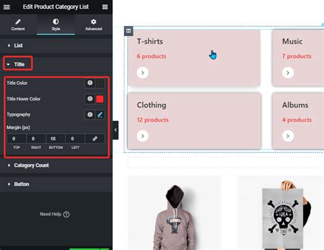 product category list shopengine wpmet