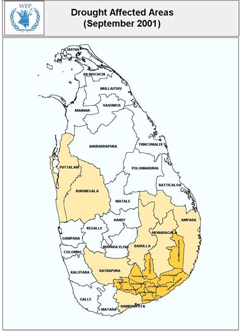 Sri Lanka Drought Affected Areas Sri Lanka Reliefweb